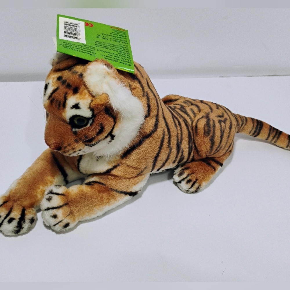 Vintage Kellytoy Stuffed Tiger Cub? 19" NEW w Tags - Picture 2 of 13